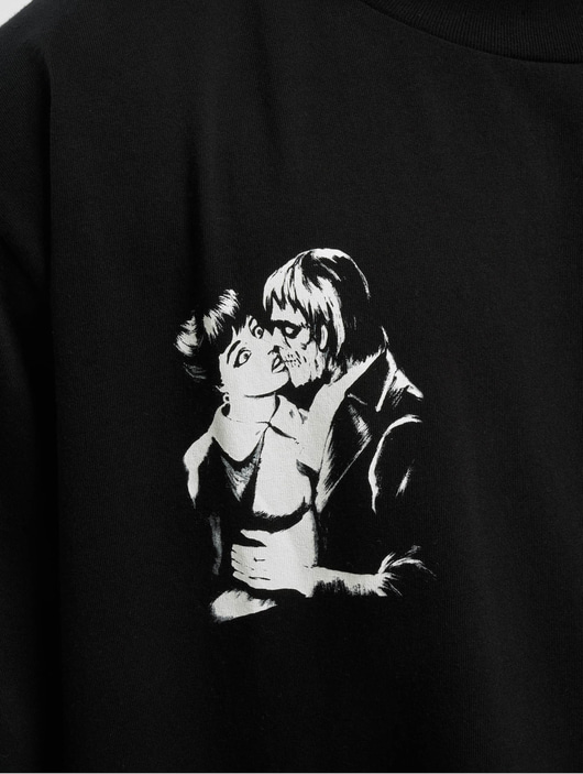 Männer t-shirts Off-White Herren T-Shirt Kiss 21 S/S in schwarz