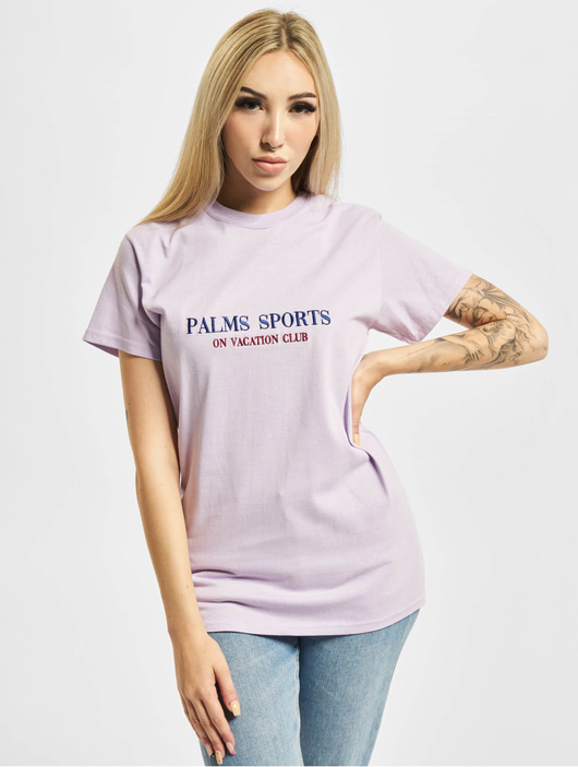Frauen t-shirts On Vacation T-Shirt Palms Sports in violet