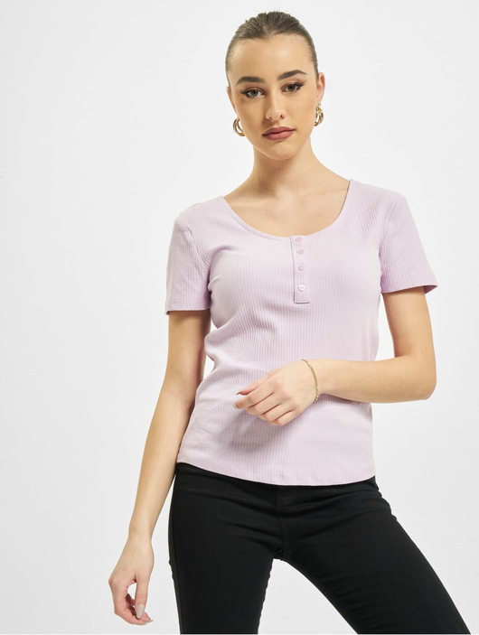 Frauen tops Only Damen Top onlSimple Life Button in violet