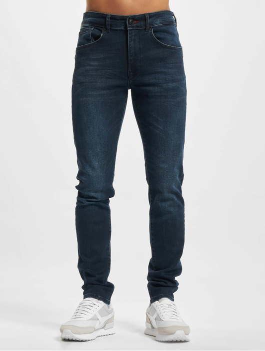Männer slim-fit-jeans-190 Petrol Industries Herren Slim Fit Jeans Denim Slim Fit in blau