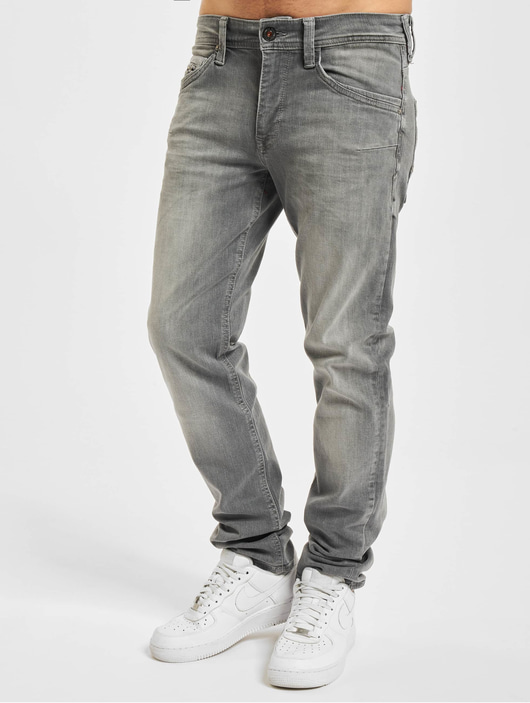 Männer slim-fit-jeans-190 Petrol Industries Herren Slim Fit Jeans Seaham in silberfarben