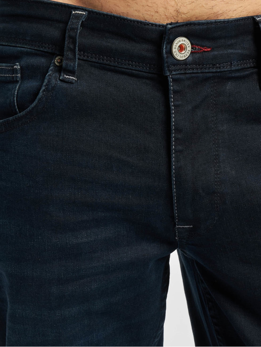 Männer straight-fit-jeans Petrol Industries Herren Straight Fit Jeans Southpole Basic Sweat Pants in blau