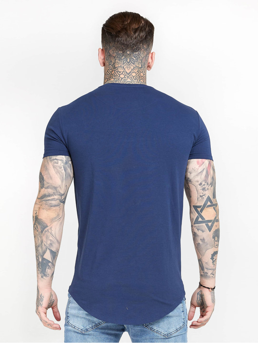 Männer t-shirts Sik Silk Herren T-Shirt Core Gym in blau