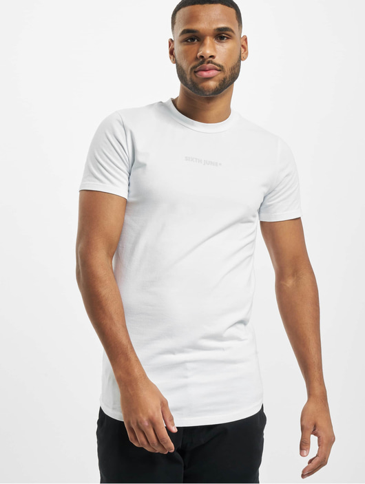 Männer t-shirts Sixth June Herren T-Shirt Essential in weiß