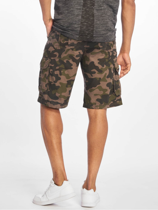 Männer shorts Southpole Herren Shorts Belted Cargo Ripstop in camouflage