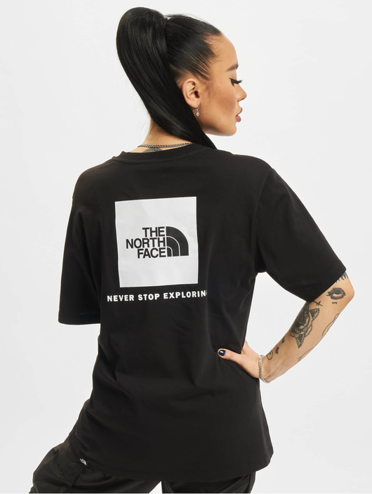 Frauen t-shirts The North Face Damen T-Shirt Relaxed in schwarz
