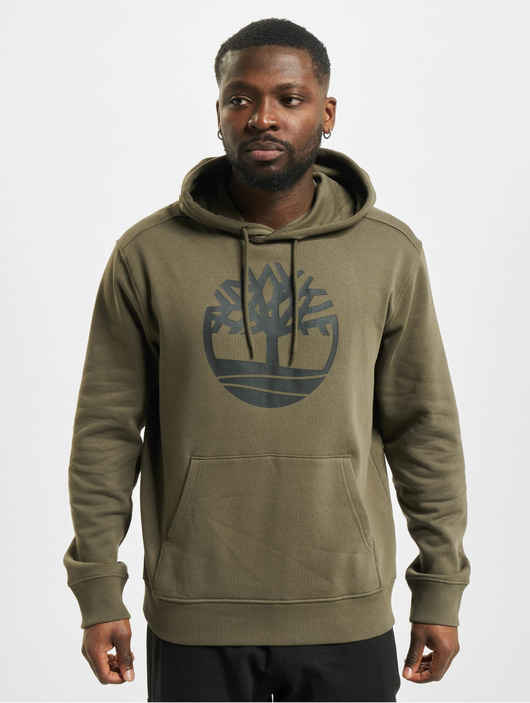 Männer hoodies Timberland Herren Hoody Core Logo in olive