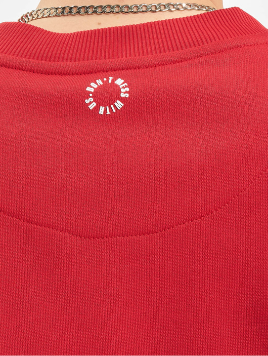 Männer pullover UNFAIR ATHLETICS Herren Pullover Classic Label in rot
