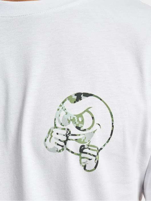 Männer t-shirts UNFAIR ATHLETICS Herren T-Shirt Punchingball Pixel Camo in weiß