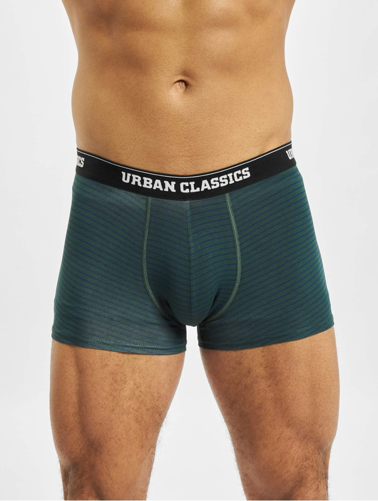 Männer boxershorts Urban Classics Herren Boxershorts Boxer Shorts 3-Pack in grün