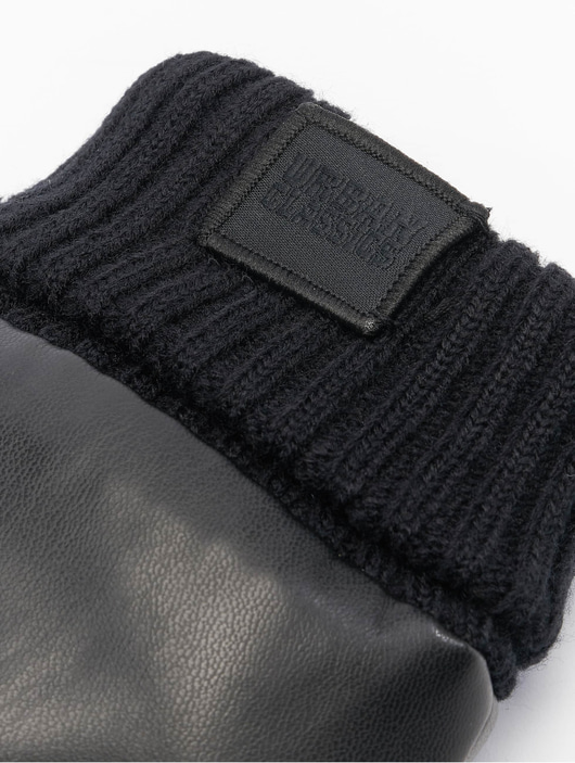 Männer handschuhe Urban Classics Handschuhe Puffer Imitation Leather in schwarz