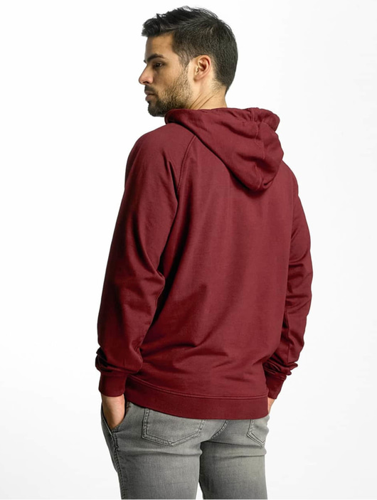 Männer hoodies Urban Classics Herren Hoody Garment in rot
