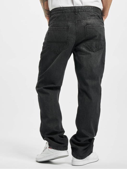 Männer loose-fit-jeans Urban Classics Herren Loose Fit Jeans Loose Fit in schwarz