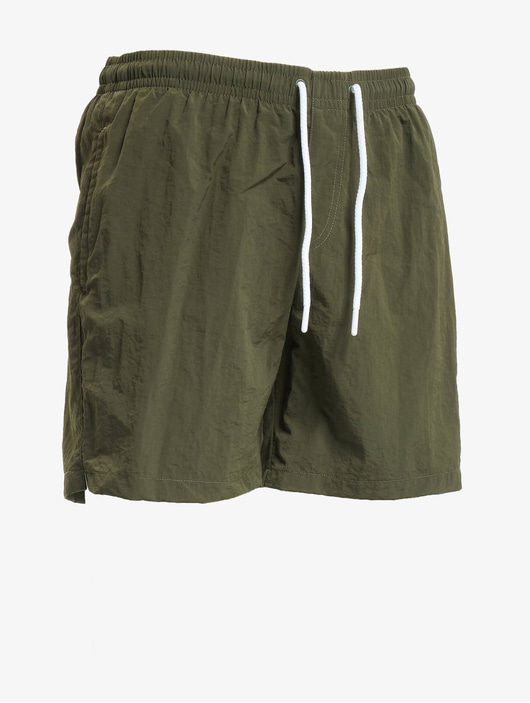 Männer shorts Urban Classics Herren Shorts Jungle Flower 2-Pack in olive