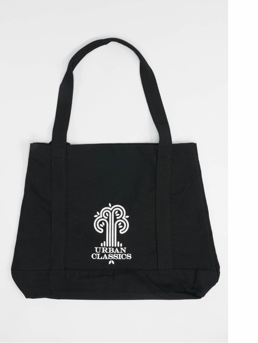 Frauen taschen Urban Classics Tasche Logo Canvas in schwarz