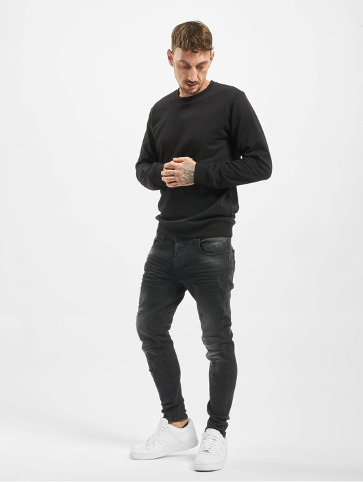 Männer antifit VSCT Clubwear Herren Antifit New Keanu-Spencer Hybrid in schwarz