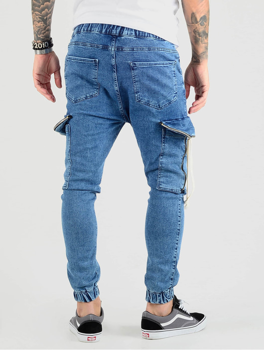 Männer slim-fit-jeans-190 VSCT Clubwear Herren Slim Fit Jeans Noah in blau