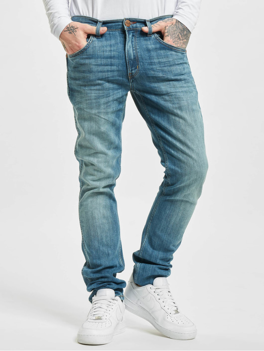 Männer straight-fit-jeans Wrangler Herren Straight Fit Jeans Bostin in blau