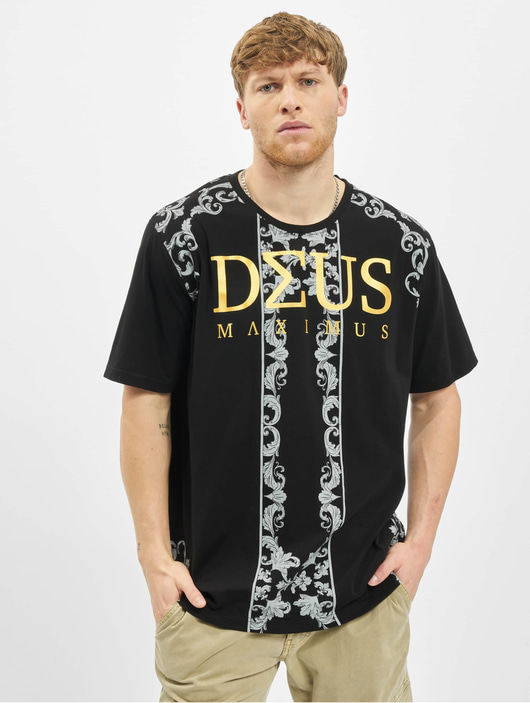 Deus Maximus Herren T-Shirt Choiseul in schwarz 776795