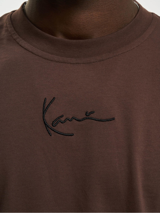 Karl Kani Herren T-Shirt Small Signature Essential in braun 991838