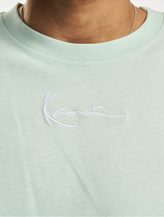 Karl Kani Herren T-Shirt Small Signature Essential in grün 1001374