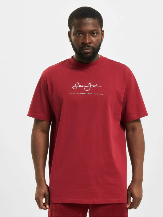 Sean John Overwear / T-Shirt Classic Logo Essential in red 832008