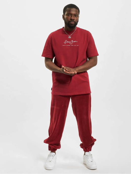Sean John Overwear / T-Shirt Classic Logo Essential in red 832008