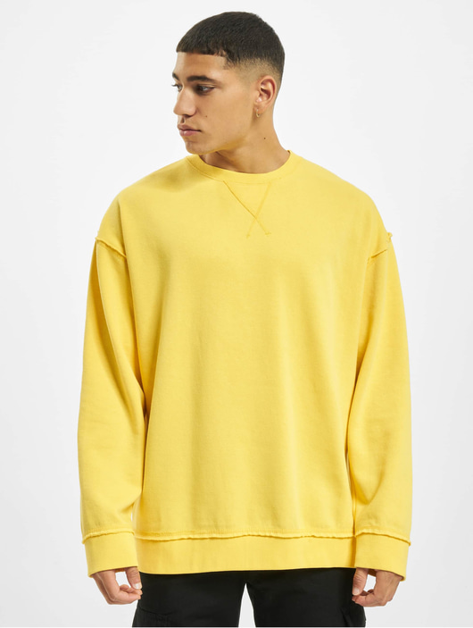 Urban Classics | Oversized Open Edge jaune Homme Sweat ...