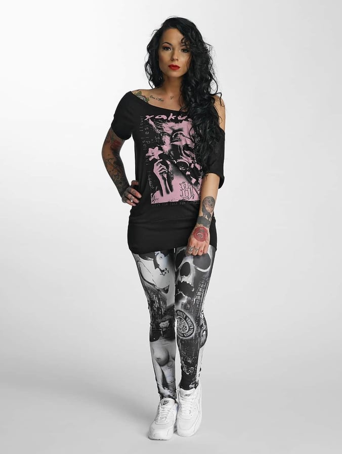 Yakuza Respirator Noir Femme T Shirt 350432