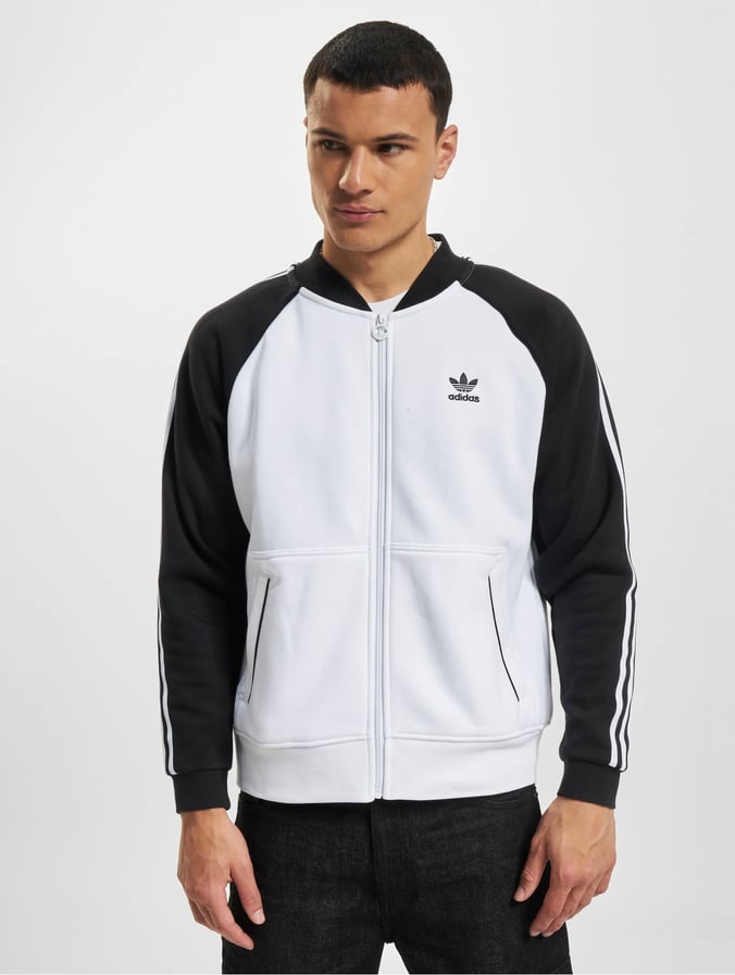 adidas Originals Chaqueta / Chaqueta entretiempo SST Fleece en blanco 995175