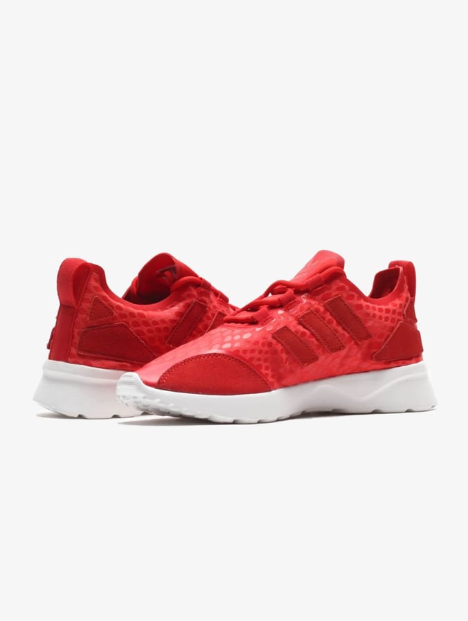 adidas zx flux dames rood