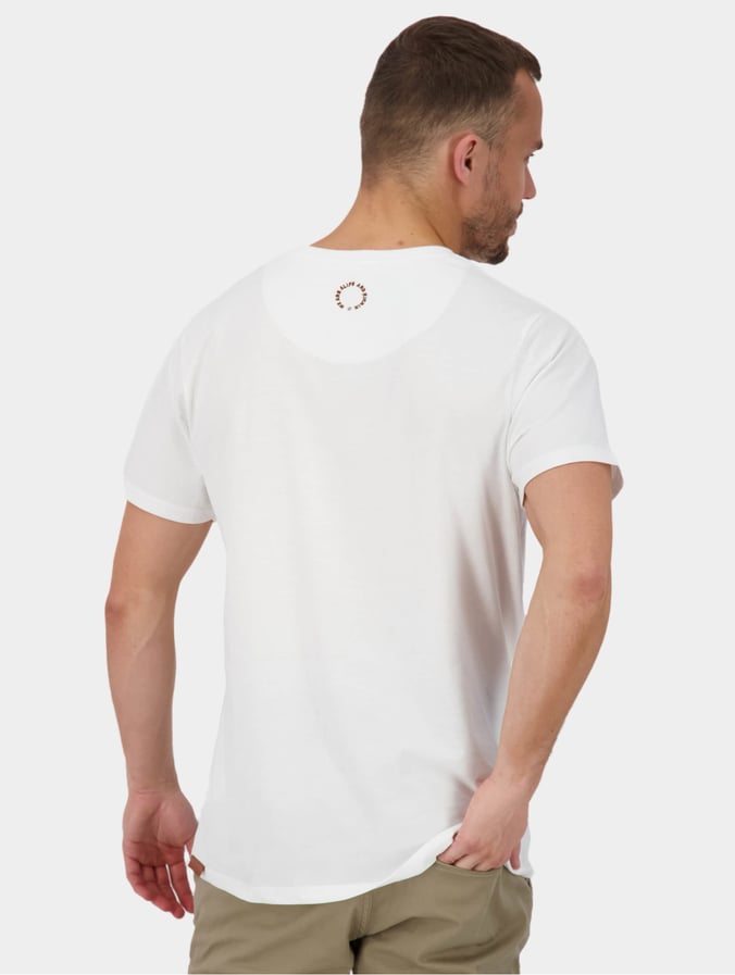 Alife & Kickin Ropa superiór / Camiseta Maddox A en blanco