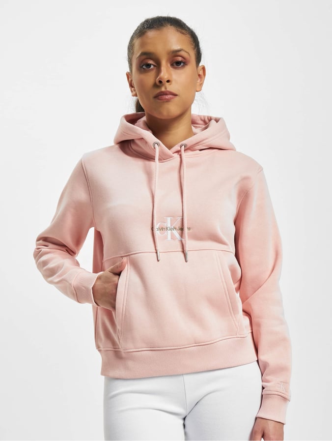 Calvin Klein Overwear / Hoodie Monogram Logo in pink 970897