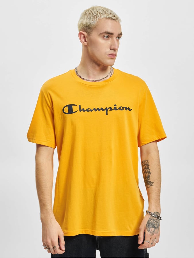 Ernest Shackleton Voorbereiding duurzame grondstof Champion bovenstuk / t-shirt American Classics in oranje 956467
