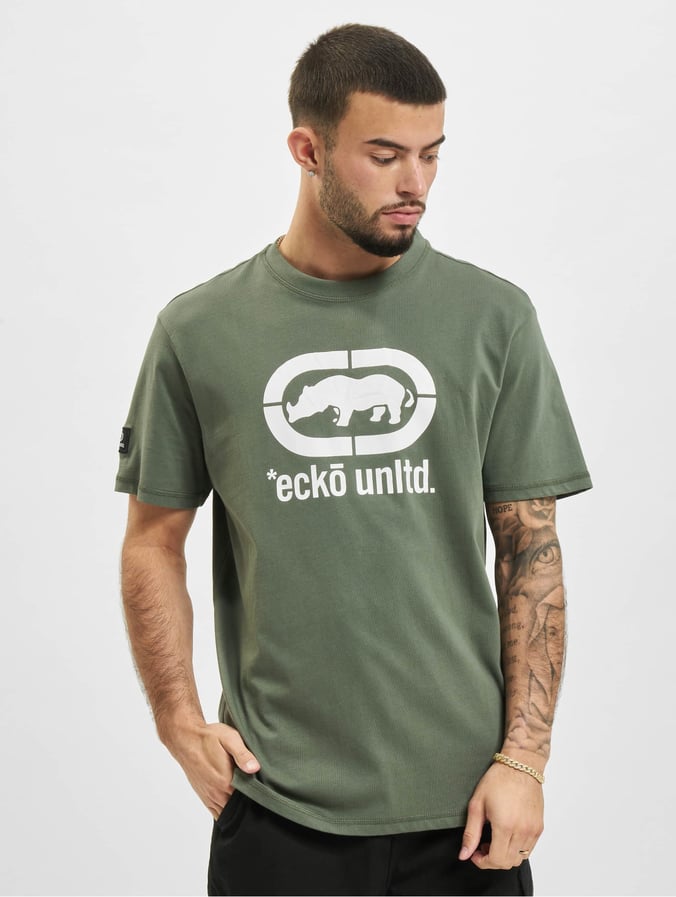 Ecko / Camiseta Base en oliva 424393