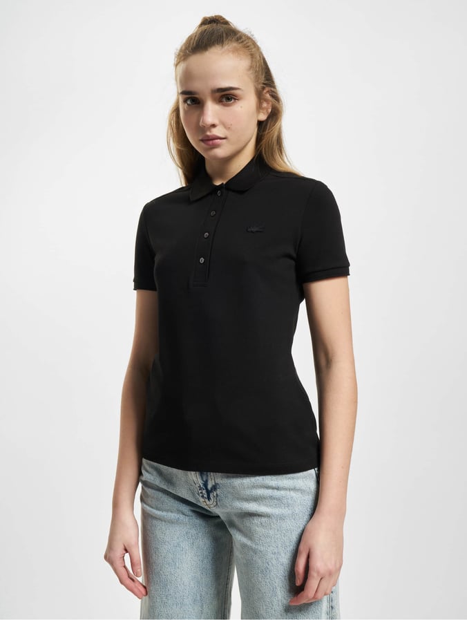 Lacoste Damen Poloshirt schwarz 979025