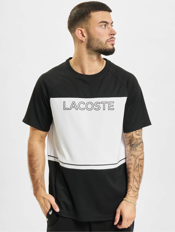 Lacoste Ylaosat Sport T Paidat Musta 825968