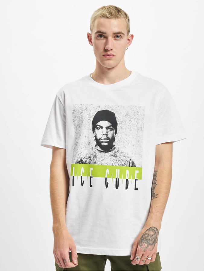 Mister Tee Ropa superiór / Camiseta Ice Cube Logo en blanco 863321