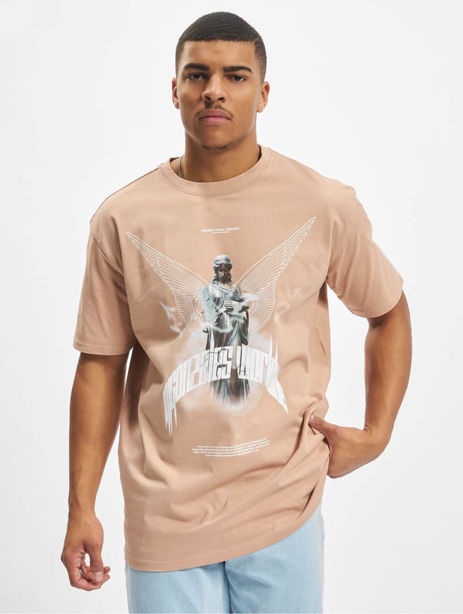 MJ Ropa superiór / Camiseta Higher Than Heaven V.1 With Heavy Oversize en beis 933730
