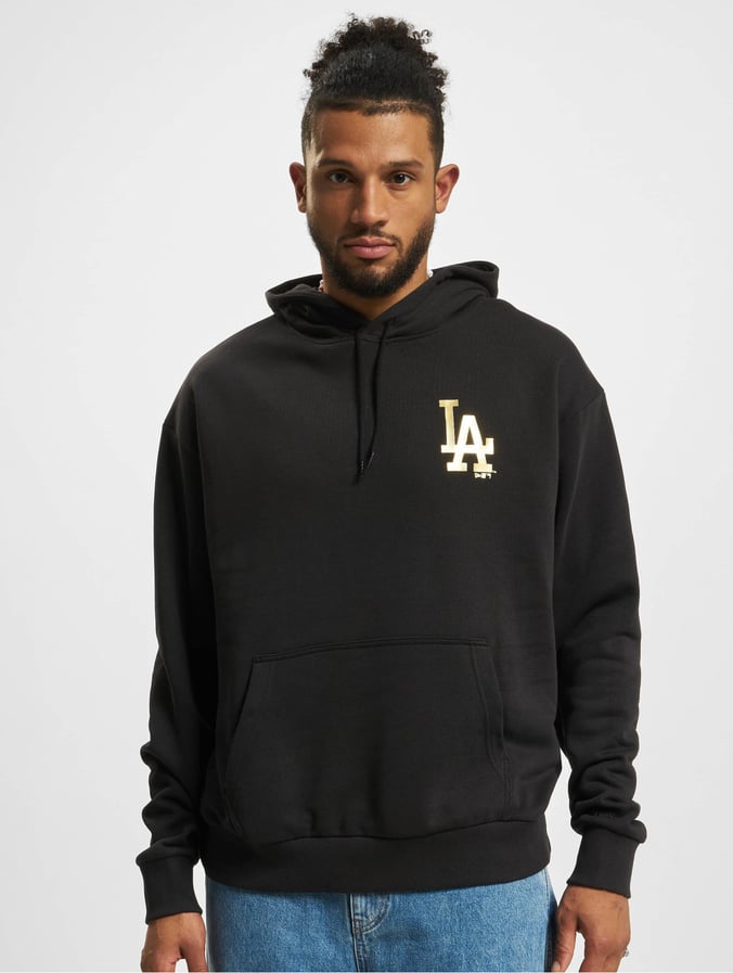 Sweatshirts New Era MLB Seasonal Infill Hoody Los Angeles Dodgers Black/  White