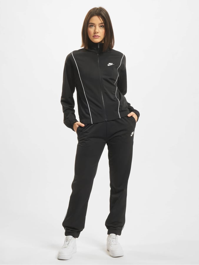 Nike Damen NSW Essential Piquet in schwarz 855943