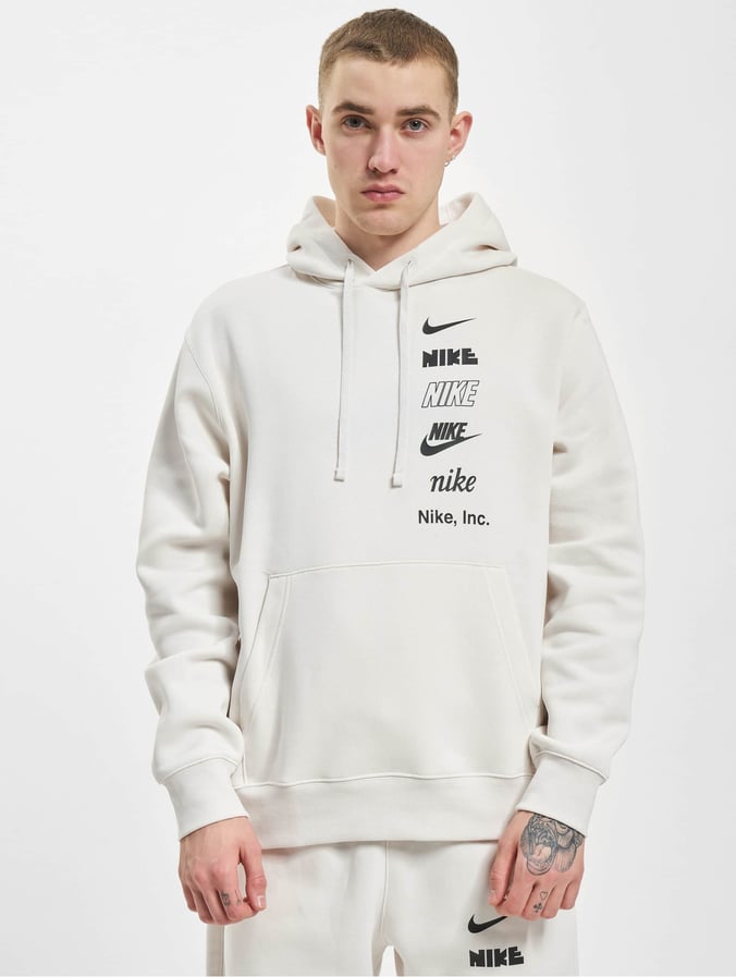 white and gold nike hoodie mens