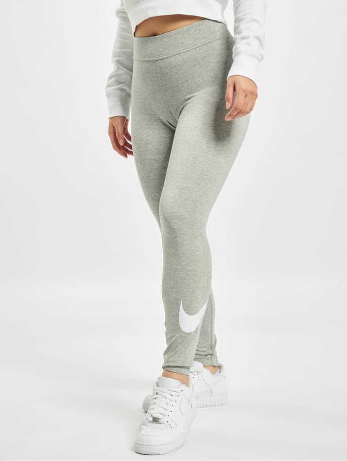 Nike | Sportswear Essential GX MR Swoosh gris Femme Legging 806740