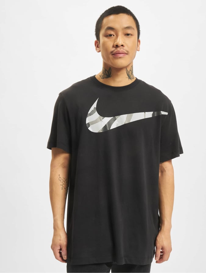 Transparant provincie Gevangene Nike Performance bovenstuk / t-shirt Dri-Fit Sport Clash in zwart 876742