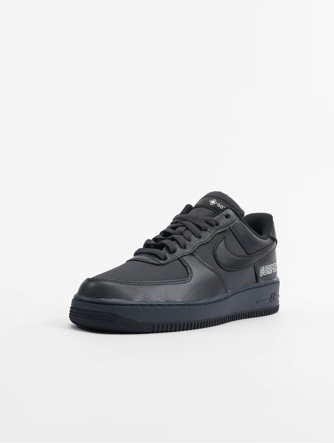 Ik wil niet Makkelijk te gebeuren Vierde Nike schoen / sneaker Air Force 1 Low Gore-Tex in zwart 889171
