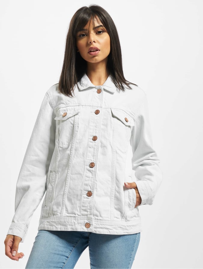 Noisy May Damen Jeansjacken Nmole Denim In Weiss 720315