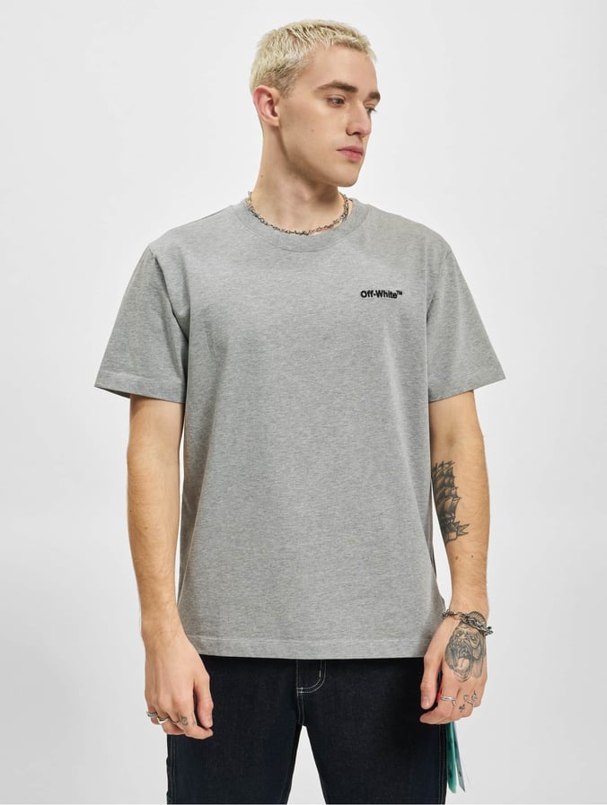 Off-White For All Slim S/S T-Shirt Grey