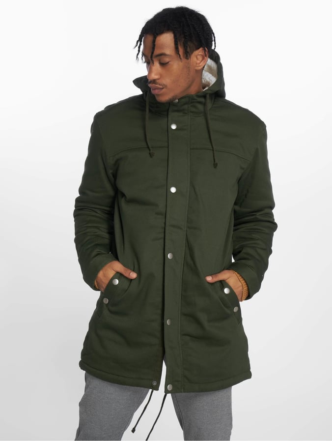 Only u0026 Sons | Alex Teddy olive Homme Parka 937590