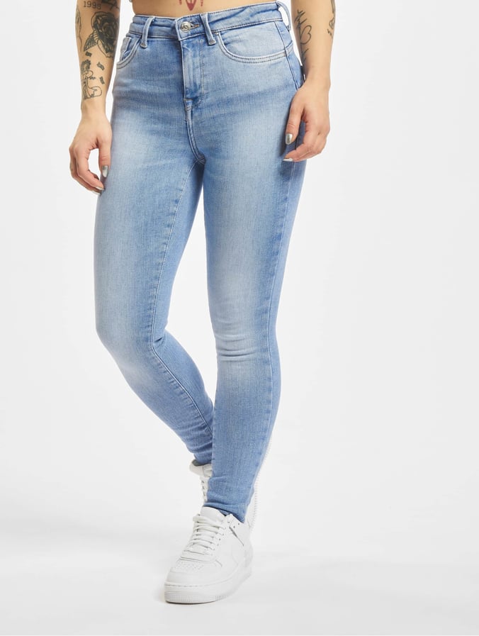 Damen Skinny Jeans Power Up in blau 874486