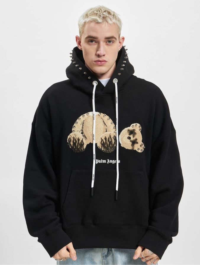 Palm Angels Hoodie with logo, Men's Clothing